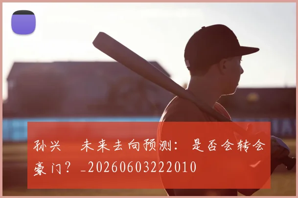 孙兴慜未来去向预测：是否会转会豪门？_20260603222010